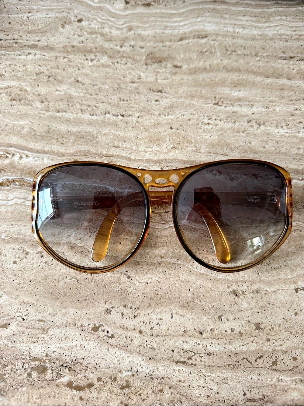 Playboy Women's Brown Logo Sunglasses